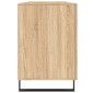 vidaXL Γραφείο Sonoma Δρυς 140 x 50 x 75 εκ. από Επεξεργασμένο Ξύλο