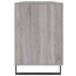 vidaXL Γραφείο Γκρι Sonoma 140 x 50 x 75 εκ. από Επεξεργασμένο Ξύλο