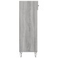 vidaXL Παπουτσοθήκη Γκρι Sonoma 30x35x105 εκ. από Επεξεργασμένο Ξύλο