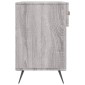 vidaXL Παπουτσοθήκη Γκρι Sonoma 102x35x55 εκ. από Επεξεργασμένο Ξύλο