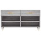 vidaXL Παπουτσοθήκη Γκρι Sonoma 102x35x55 εκ. από Επεξεργασμένο Ξύλο