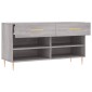 vidaXL Παπουτσοθήκη Γκρι Sonoma 102x35x55 εκ. από Επεξεργασμένο Ξύλο