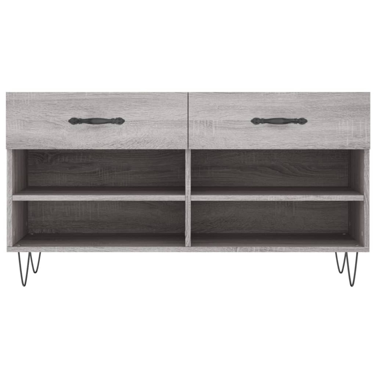 vidaXL Παπουτσοθήκη Γκρι Sonoma 102x35x55 εκ. από Επεξεργασμένο Ξύλο