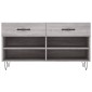 vidaXL Παπουτσοθήκη Γκρι Sonoma 102x35x55 εκ. από Επεξεργασμένο Ξύλο