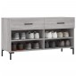 vidaXL Παπουτσοθήκη Γκρι Sonoma 102x35x55 εκ. από Επεξεργασμένο Ξύλο