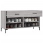 vidaXL Παπουτσοθήκη Γκρι Sonoma 102x35x55 εκ. από Επεξεργασμένο Ξύλο