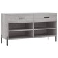 vidaXL Παπουτσοθήκη Γκρι Sonoma 102x35x55 εκ. από Επεξεργασμένο Ξύλο