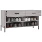 vidaXL Παπουτσοθήκη Γκρι Sonoma 102x35x55 εκ. από Επεξεργασμένο Ξύλο