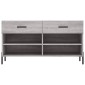 vidaXL Παπουτσοθήκη Γκρι Sonoma 102x35x55 εκ. από Επεξεργασμένο Ξύλο