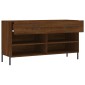 vidaXL Παπουτσοθήκη Καφέ Δρυς 102 x 35 x 55 εκ. από Επεξεργασμένο Ξύλο
