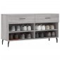 vidaXL Παπουτσοθήκη Γκρι Sonoma 102x35x55 εκ. από Επεξεργασμένο Ξύλο
