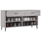 vidaXL Παπουτσοθήκη Γκρι Sonoma 102x35x55 εκ. από Επεξεργασμένο Ξύλο