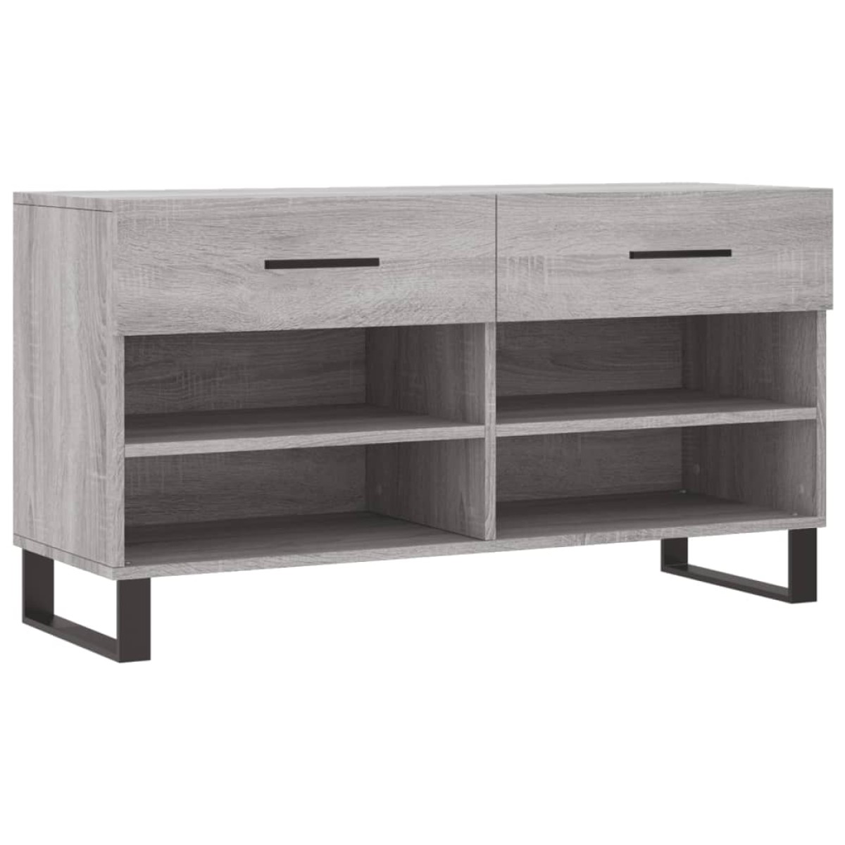 vidaXL Παπουτσοθήκη Γκρι Sonoma 102x35x55 εκ. από Επεξεργασμένο Ξύλο