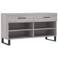 vidaXL Παπουτσοθήκη Γκρι Sonoma 102x35x55 εκ. από Επεξεργασμένο Ξύλο