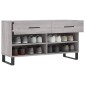 vidaXL Παπουτσοθήκη Γκρι Sonoma 102x35x55 εκ. από Επεξεργασμένο Ξύλο