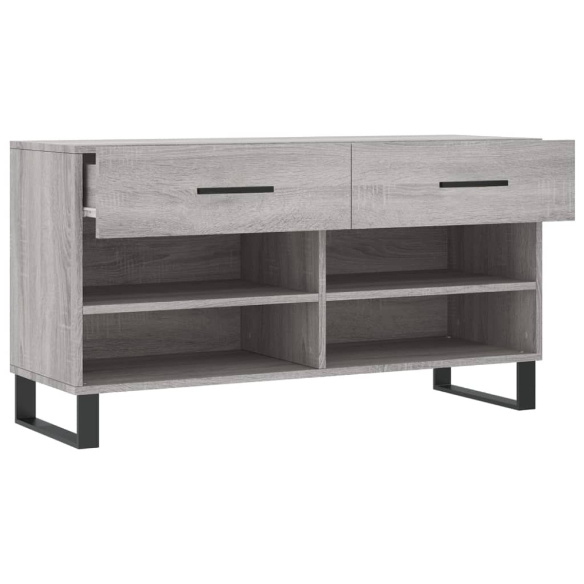 vidaXL Παπουτσοθήκη Γκρι Sonoma 102x35x55 εκ. από Επεξεργασμένο Ξύλο
