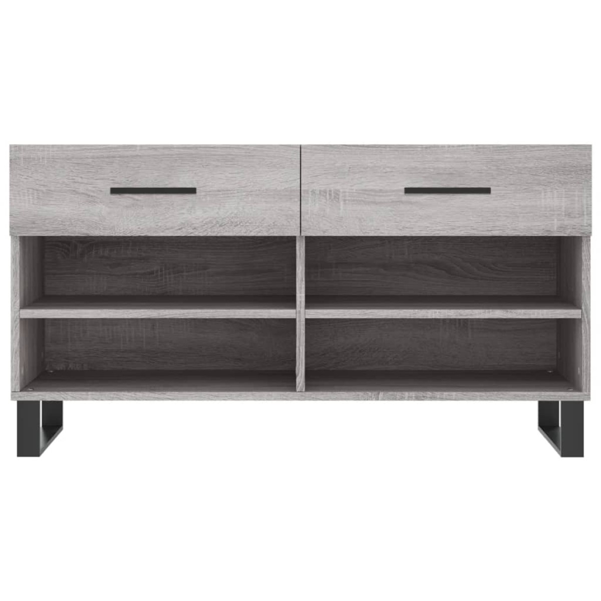 vidaXL Παπουτσοθήκη Γκρι Sonoma 102x35x55 εκ. από Επεξεργασμένο Ξύλο
