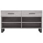 vidaXL Παπουτσοθήκη Γκρι Sonoma 102x35x55 εκ. από Επεξεργασμένο Ξύλο