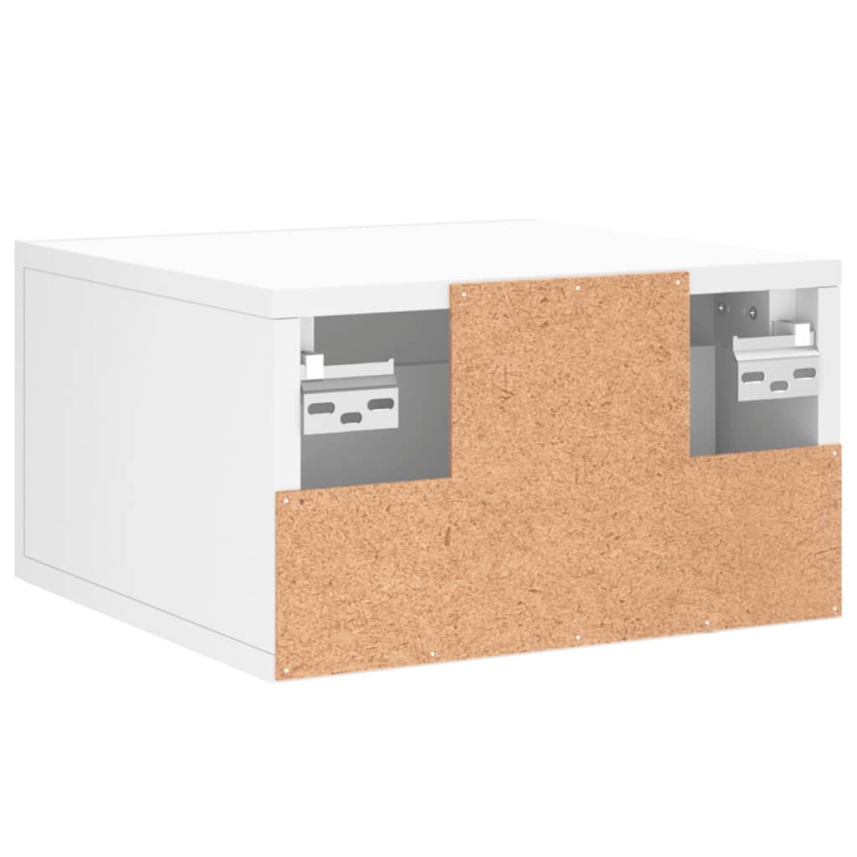 vidaXL Κομοδίνο Επιτοίχιο Λευκά 35 x 35 x 20 εκ.