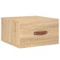 vidaXL Κομοδίνα Επιτοίχια Sonoma Δρυς 35 x 35 x 20 εκ.