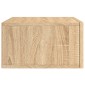 vidaXL Κομοδίνα Επιτοίχια Sonoma Δρυς 35 x 35 x 20 εκ.
