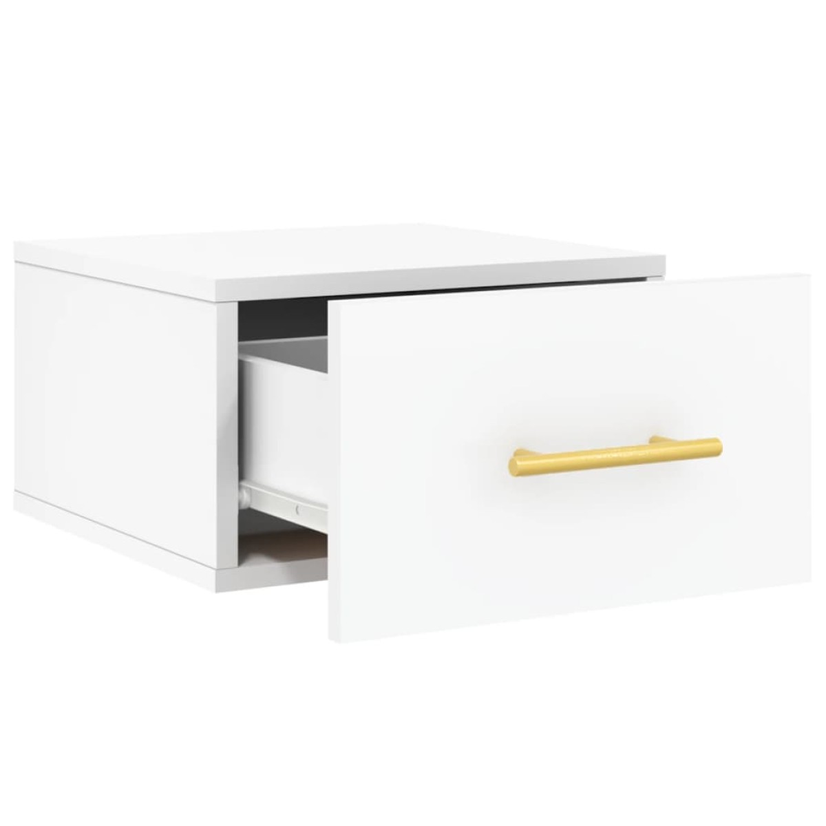 vidaXL Κομοδίνο Επιτοίχιο Λευκά 35 x 35 x 20 εκ.