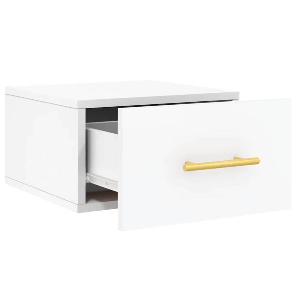 vidaXL Κομοδίνα Επιτοίχια 2 τεμ. Λευκά 35x35x20 εκ.