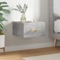 vidaXL Κομοδίνο Επιτοίχιο Γκρι Σκυροδέματος 35 x 35 x 20 εκ.
