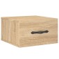vidaXL Κομοδίνα Επιτοίχια 2 τεμ. Sonoma Δρυς 35 x 35 x 20 εκ.