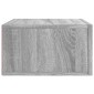 vidaXL Κομοδίνα Επιτοίχια Γκρι Sonoma 35 x 35 x 20 εκ.