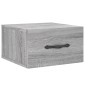 vidaXL Κομοδίνα Επιτοίχια 2 τεμ. Γκρι Sonoma 35 x 35 x 20 εκ.