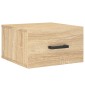 vidaXL Κομοδίνα Επιτοίχια Sonoma Δρυς 35 x 35 x 20 εκ.