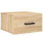 vidaXL Κομοδίνα Επιτοίχια 2 τεμ. Sonoma Δρυς 35 x 35 x 20 εκ.