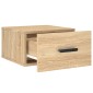 vidaXL Κομοδίνα Επιτοίχια Sonoma Δρυς 35 x 35 x 20 εκ.