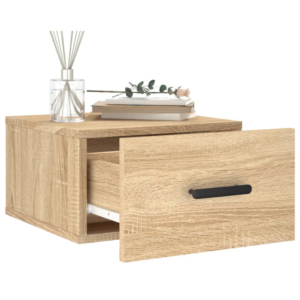 vidaXL Κομοδίνα Επιτοίχια 2 τεμ. Sonoma Δρυς 35 x 35 x 20 εκ.