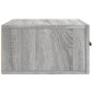 vidaXL Κομοδίνα Επιτοίχια Γκρι Sonoma 35 x 35 x 20 εκ.