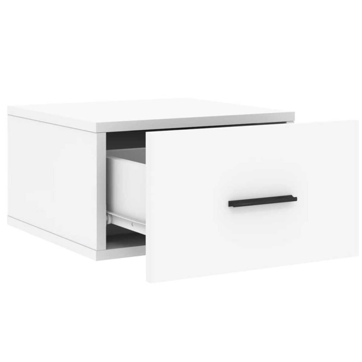 vidaXL Κομοδίνο Επιτοίχιο Λευκά 35 x 35 x 20 εκ.
