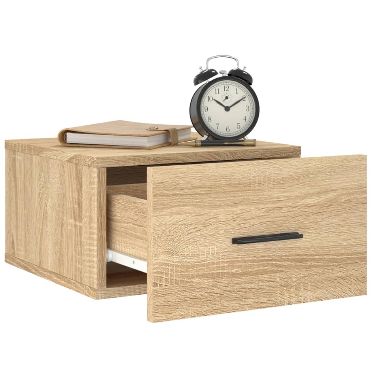 vidaXL Κομοδίνα Επιτοίχια 2 τεμ. Sonoma Δρυς 35 x 35 x 20 εκ.