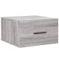 vidaXL Κομοδίνα Επιτοίχια Γκρι Sonoma 35 x 35 x 20 εκ.
