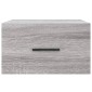 vidaXL Κομοδίνα Επιτοίχια Γκρι Sonoma 35 x 35 x 20 εκ.