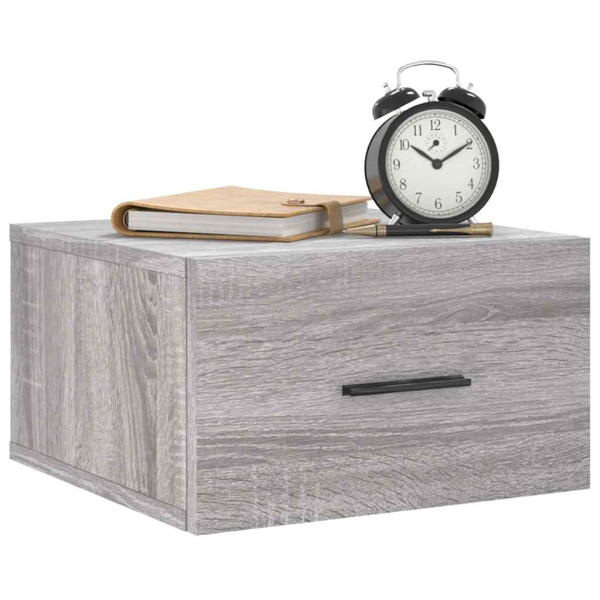 vidaXL Κομοδίνα Επιτοίχια 2 τεμ. Γκρι Sonoma 35 x 35 x 20 εκ.