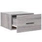 vidaXL Κομοδίνα Επιτοίχια 2 τεμ. Γκρι Sonoma 35 x 35 x 20 εκ.