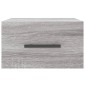 vidaXL Κομοδίνα Επιτοίχια Γκρι Sonoma 35 x 35 x 20 εκ.