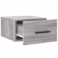 vidaXL Κομοδίνα Επιτοίχια Γκρι Sonoma 35 x 35 x 20 εκ.