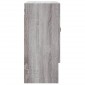vidaXL Ντουλάπι Τοίχου Γκρι Sonoma 60x31x70εκ. Επεξεργασμένο Ξύλο