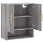 vidaXL Ντουλάπι Τοίχου Γκρι Sonoma 60 x 31 x 70 εκ. από Επεξεργ. Ξύλο
