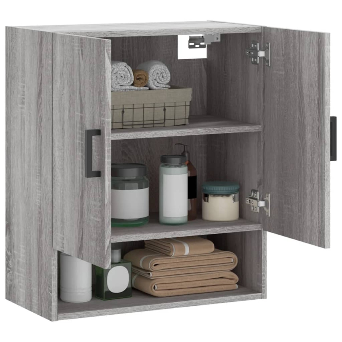 vidaXL Ντουλάπι Τοίχου Γκρι Sonoma 60 x 31 x 70 εκ. από Επεξεργ. Ξύλο