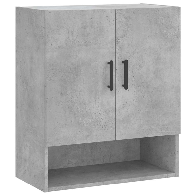 vidaXL Ντουλάπι Τοίχου Γκρι Σκυρ. 60x31x70 εκ. Επεξεργασμένο Ξύλο