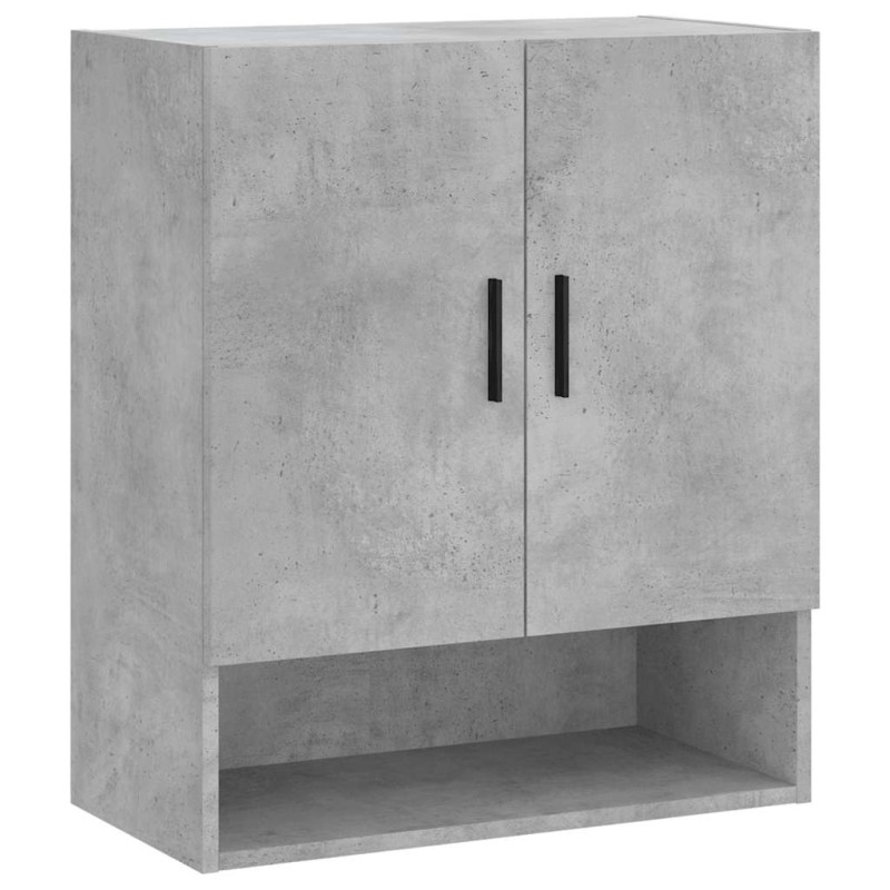 vidaXL Ντουλάπι Τοίχου Γκρι Σκυρ. 60x31x70 εκ. Επεξεργασμένο Ξύλο