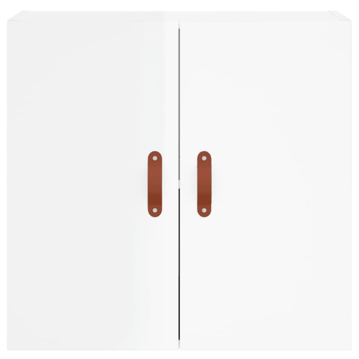 vidaXL Ντουλάπι Τοίχου Γυαλιστερό Λευκό 60x31x60 εκ Επεξεργασμένο Ξύλο